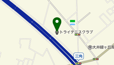トライテニスクラブの地図画像