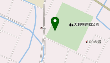大利根運動公園内テニスコートの地図画像