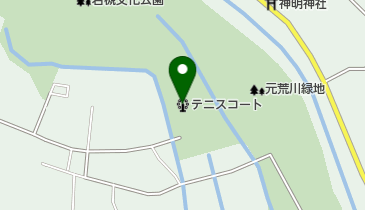 岩槻文化公園テニスコートの地図画像