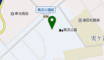 黒浜公園テニスコートの地図画像