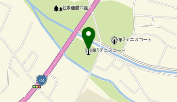 若泉運動公園第1テニスコートの地図画像