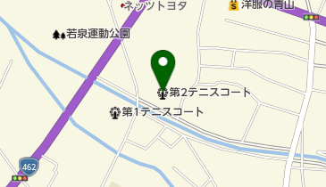 若泉運動公園第2テニスコートの地図画像