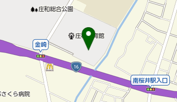 庄和テニスコートの地図画像