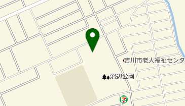 沼辺公園テニスコートの地図画像