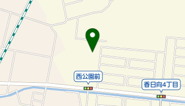 千塚西公園テニスコートの地図画像