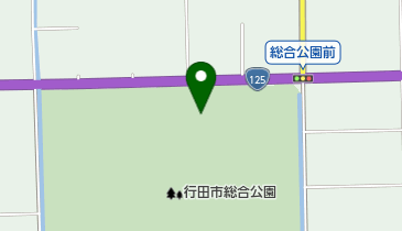 行田市総合公園庭球場の地図画像