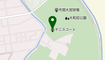 大和田公園テニスコートの地図画像