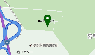 入間市中央公園テニスコートの地図画像