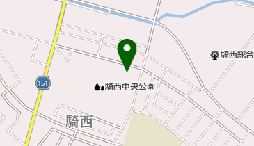 中央公園テニスコートの地図画像