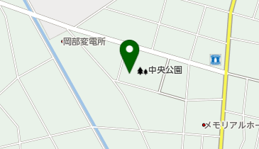 岡部中央公園テニスコートの地図画像