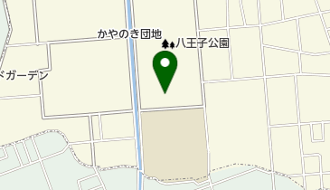 八王子公園テニスコートの地図画像