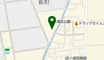 八潮北公園テニスコートの地図画像