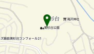 美杉台公園テニスコートの地図画像