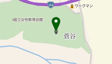 菅谷テニスコートの地図画像