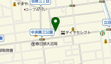 立沼テニスコートの地図画像