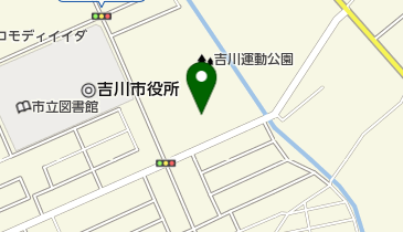 吉川運動公園テニスコートの地図画像