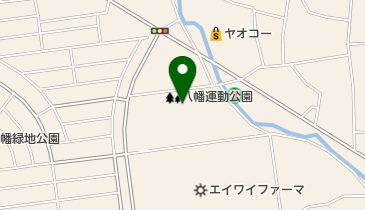 八幡運動公園テニス場の地図画像