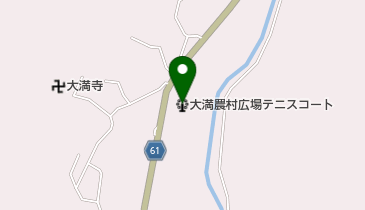 大満農村広場テニスコートの地図画像