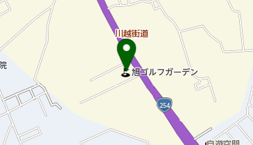 旭ゴルフガーデンの地図画像