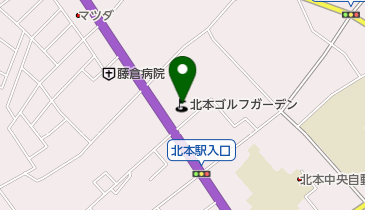 北本ゴルフガーデンの地図画像