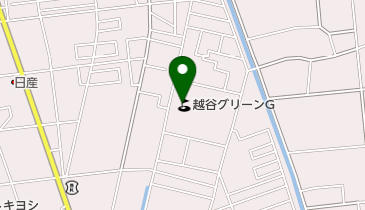 越谷グリーンゴルフの地図画像