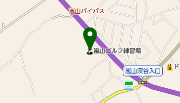 嵐山ゴルフ練習場の地図画像