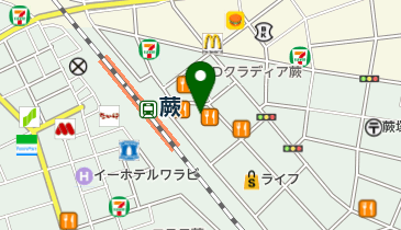 アドアーズ蕨店の地図画像