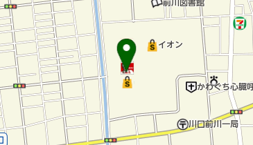 楽市楽座イオンモール川口前川店の地図画像