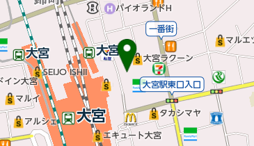 タイトーステーション大宮店の地図画像