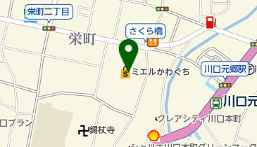 アミュージアム川口店の地図画像