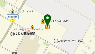 namcoイオンタウンふじみ野店の地図画像