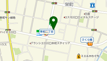 ゲームシティ川口店の地図画像