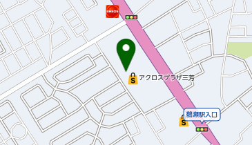 ゲームスクエア三芳の地図画像