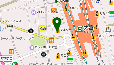 GiGO大宮アルシェの地図画像