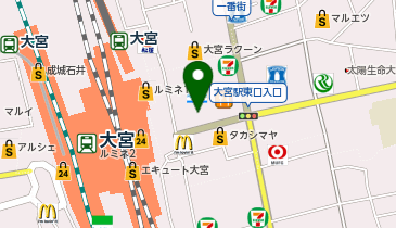 タイトーFステーション大宮大門町店の地図画像