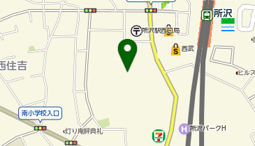 namcoエミテラス所沢店の地図画像