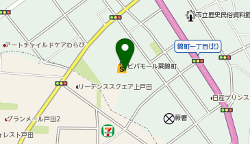 GiGOビバモール蕨錦町の地図画像