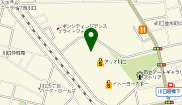FUNTOSアリオ川口店の地図画像