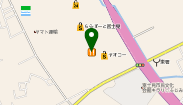 キッズマーケットららぽーと富士見の地図画像