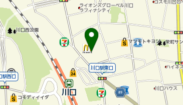 GiGOららテラス川口の地図画像