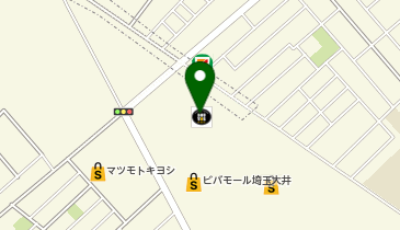 キッズマーケットビバモール埼玉大井の地図画像