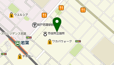 ハローズガーデンワカバウォークの地図画像