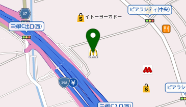 ゲームパニック三郷の地図画像