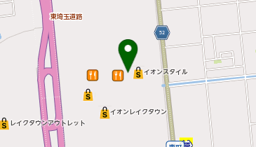 しまぐるランドレイクタウンmoriの地図画像