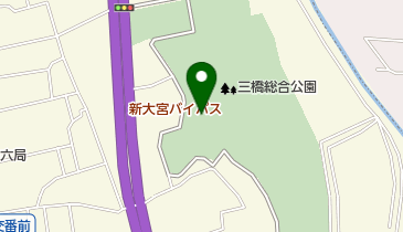 三橋総合公園屋内プールの地図画像