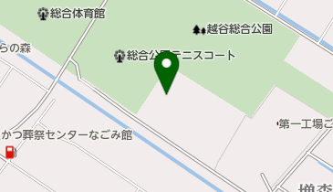 越谷市民プールの地図画像