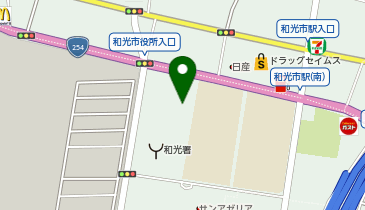 和光市民プールの地図画像