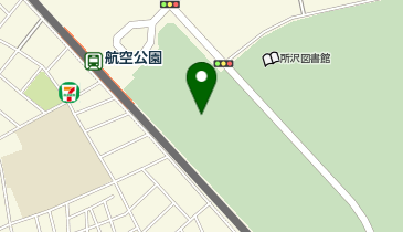 所沢航空記念公園運動場の地図画像