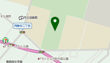 エミパーク彩の森入間多目的広場の地図画像