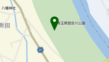 アズコム桃太郎便吉川公園ソフトボール場の地図画像